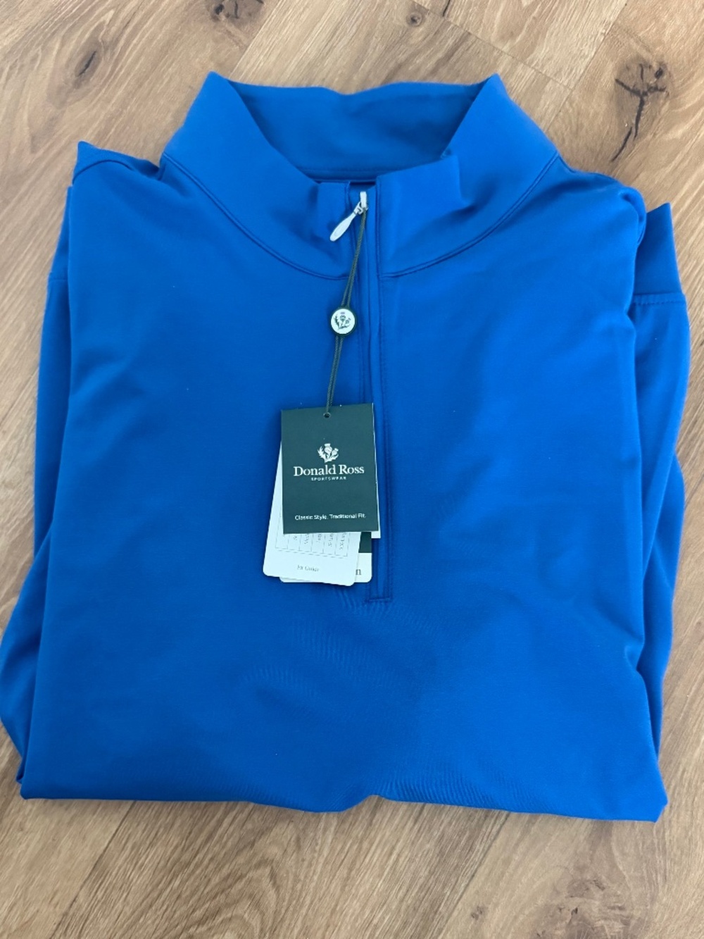 DONALD ROSS THE YEAR ROUNDER PULLOVER LARGE